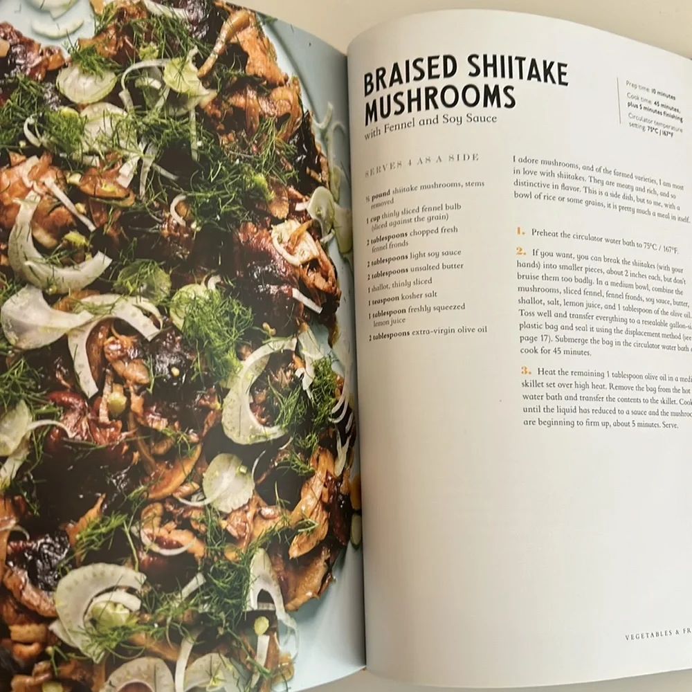 Sous Vide Better Home Cooking Hardcover